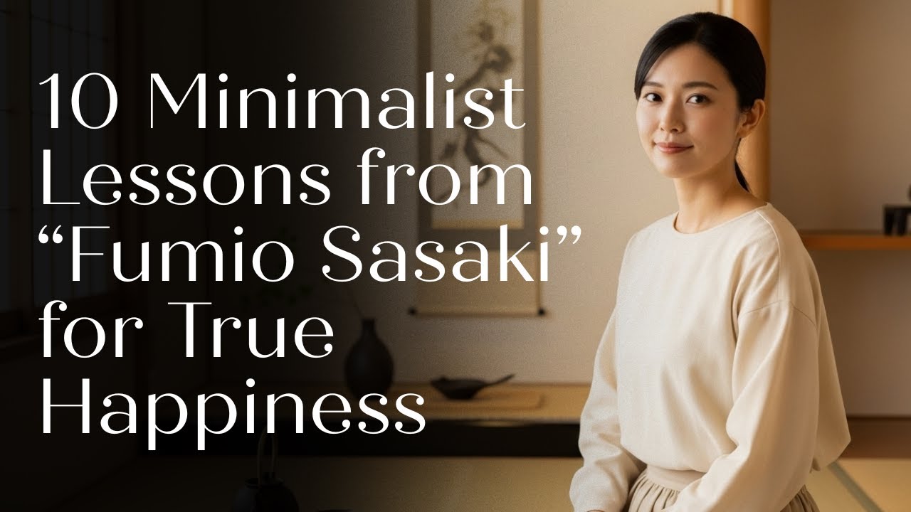 10 Minimalist Lessons from Fumio Sasaki for True Happiness