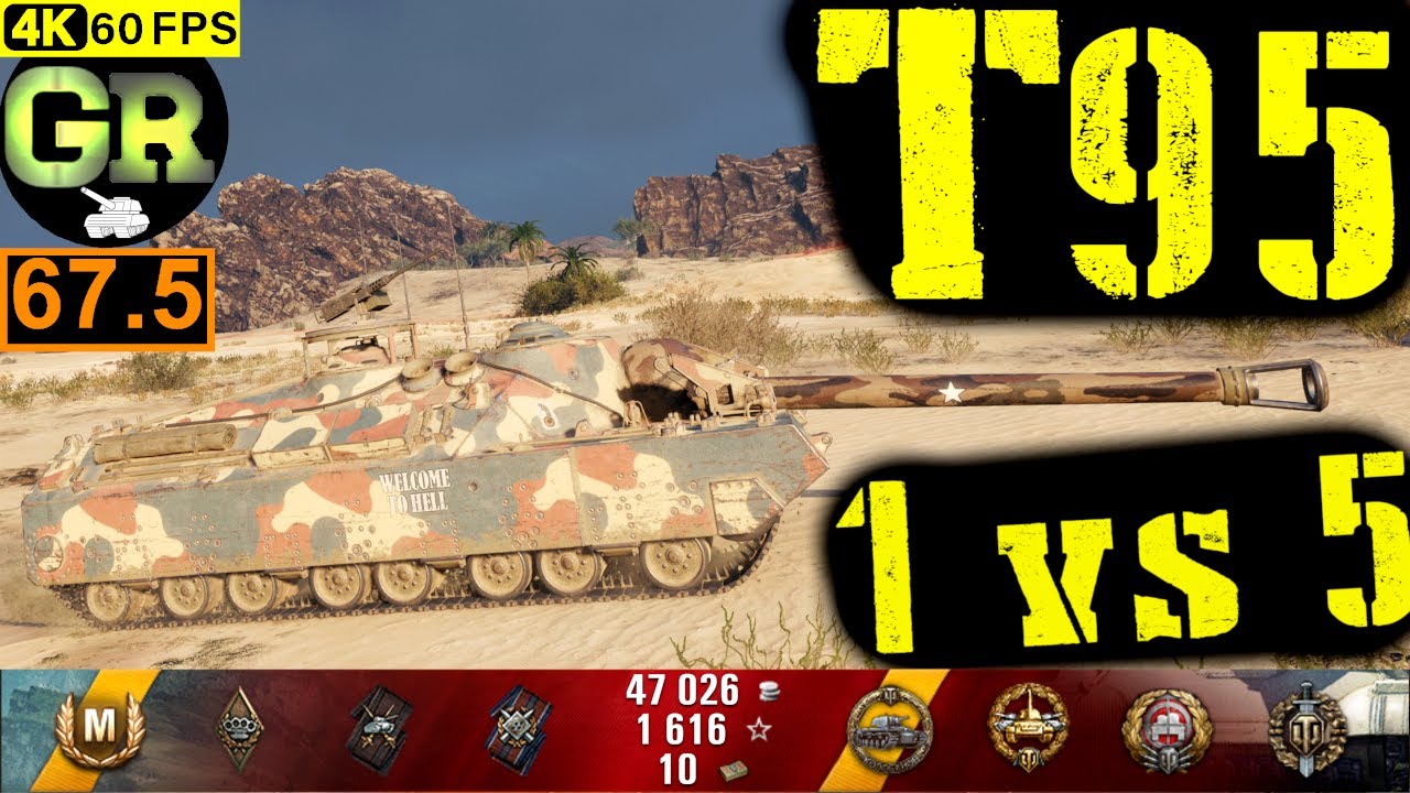 67_World of Tanks T95 WoT Replay - 6 Kills 6.2K DMG(Patch 1.5.0)