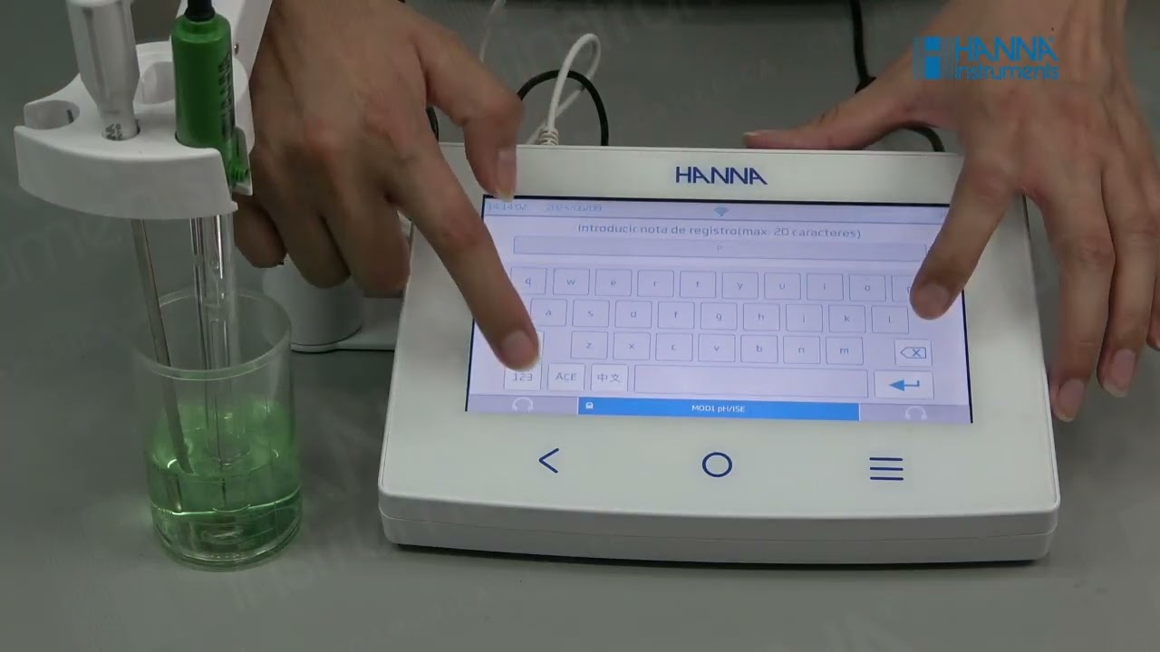 Configuración de Registro Manual y Automático en el Medidor HI6000