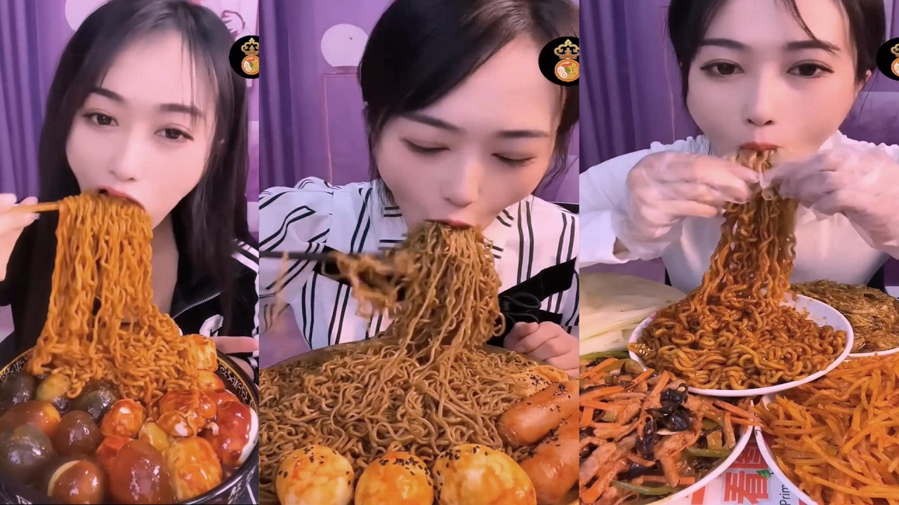 mukbang spicy noodle | Noodles Eating Challenge Spicy Noodles Eating Mukbang | eating show food