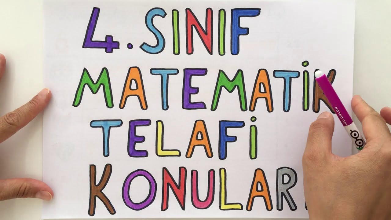 4. Sınıf Matematik (2. DÖNEM TELAFİ KONULARI)/5. Sınıfa Tam Hazırız : )