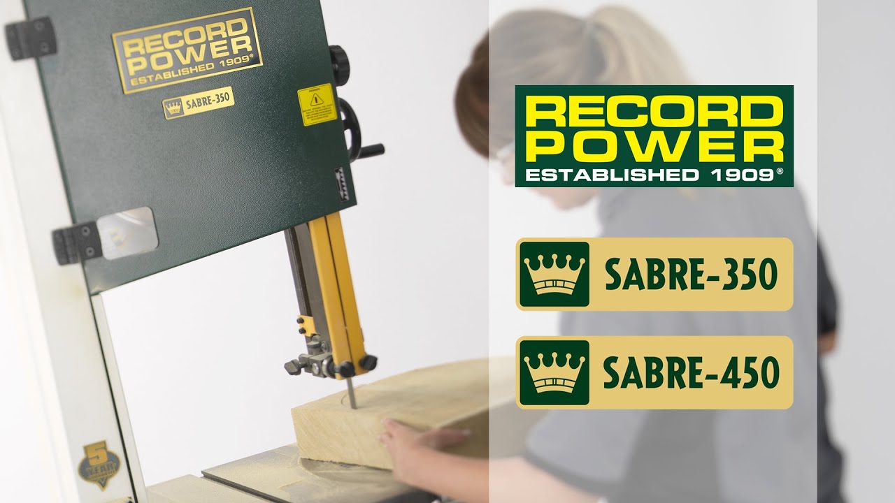 SABRE-350 and SABRE-450 Bandsaws from Record Power