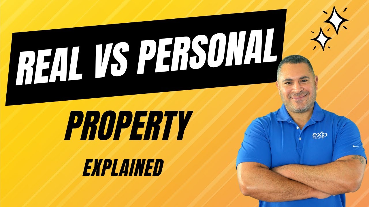 Real Estate Exam Prep -  Real Property vs Personal Property Explained