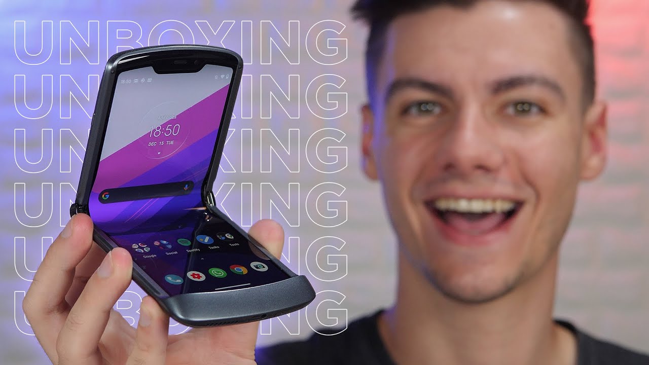 El unboxing más premium del canal!! Motorola Razr 5G
