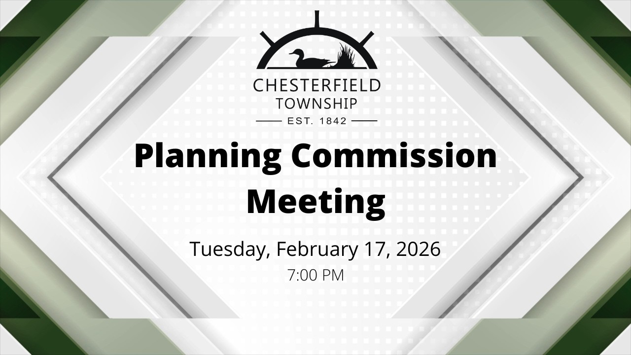 2.17.2026 - Charter Township of Chesterfield Planning Commission