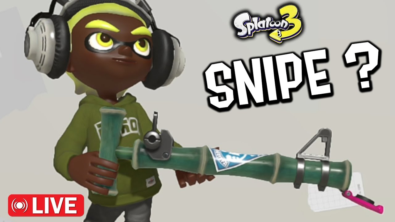 Splatoon 3 - Sunday Sniping with the Bamboozler MK 2?