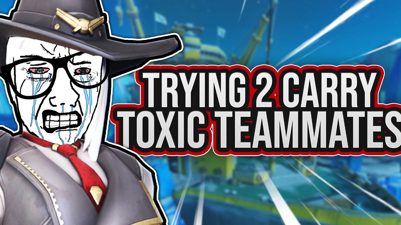 I Try To Carry Toxic Teammates In Overwatch... (OVERWATCH 2 TOXIC COMPETITIVE LOBBIES)