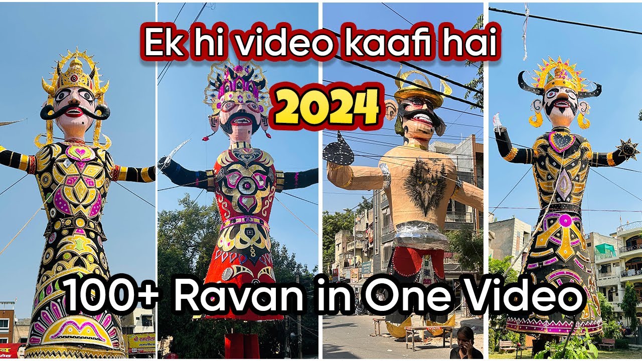100+ RAVAN IN ONE VIDEO 2025😱🤯 | Subhash Nagar | Karampura #ravan  #dussehra2025 