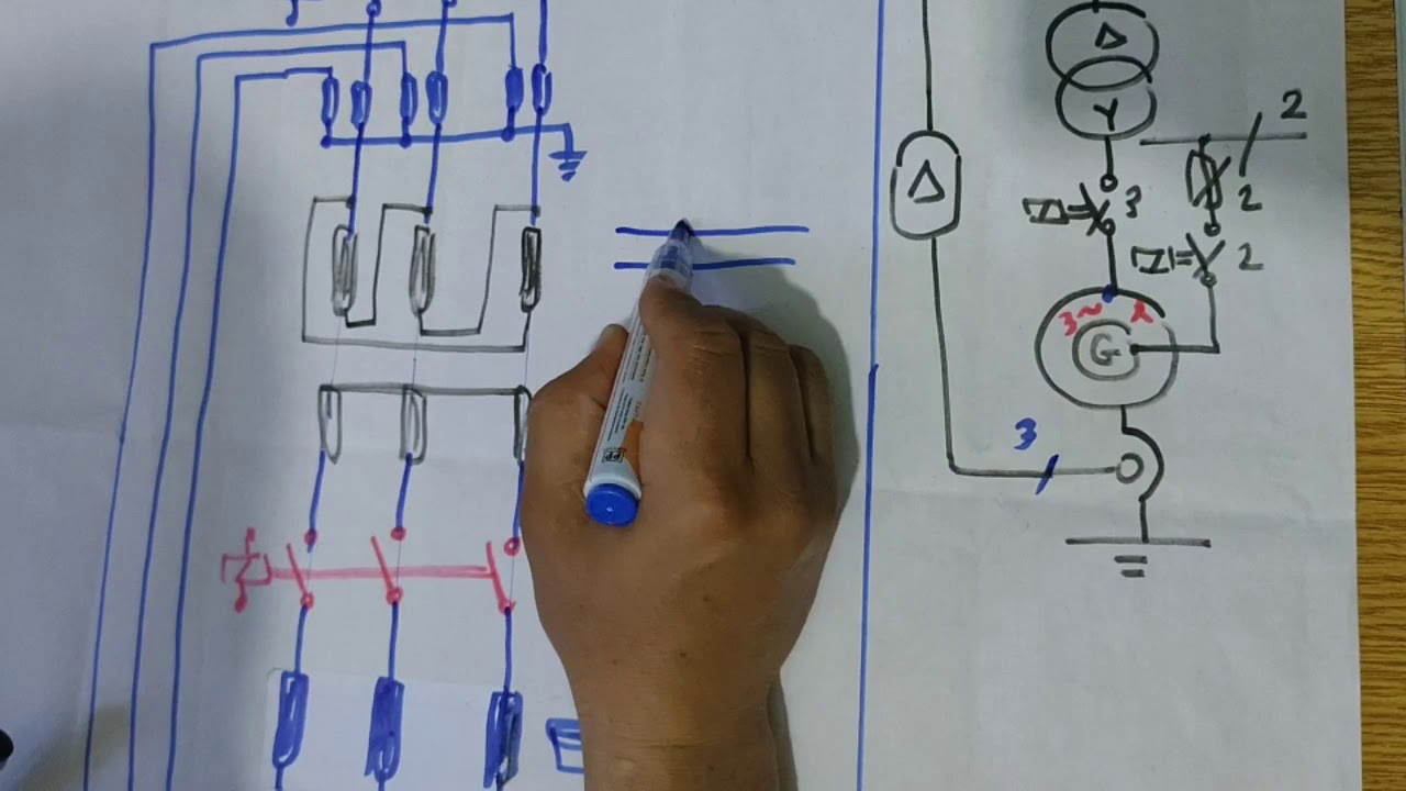 بعض دوائر المولدات في الرسم الفني م / يوسف سليم