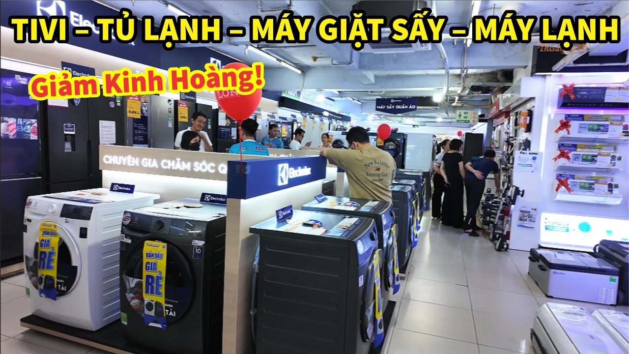 Giảm Kinh Hoàng! Điện Máy TIVI – TỦ LẠNH – MÁY GIẶT SẤY – MÁY LẠNH Cơ Hội Mua Sắm Cuối Năm