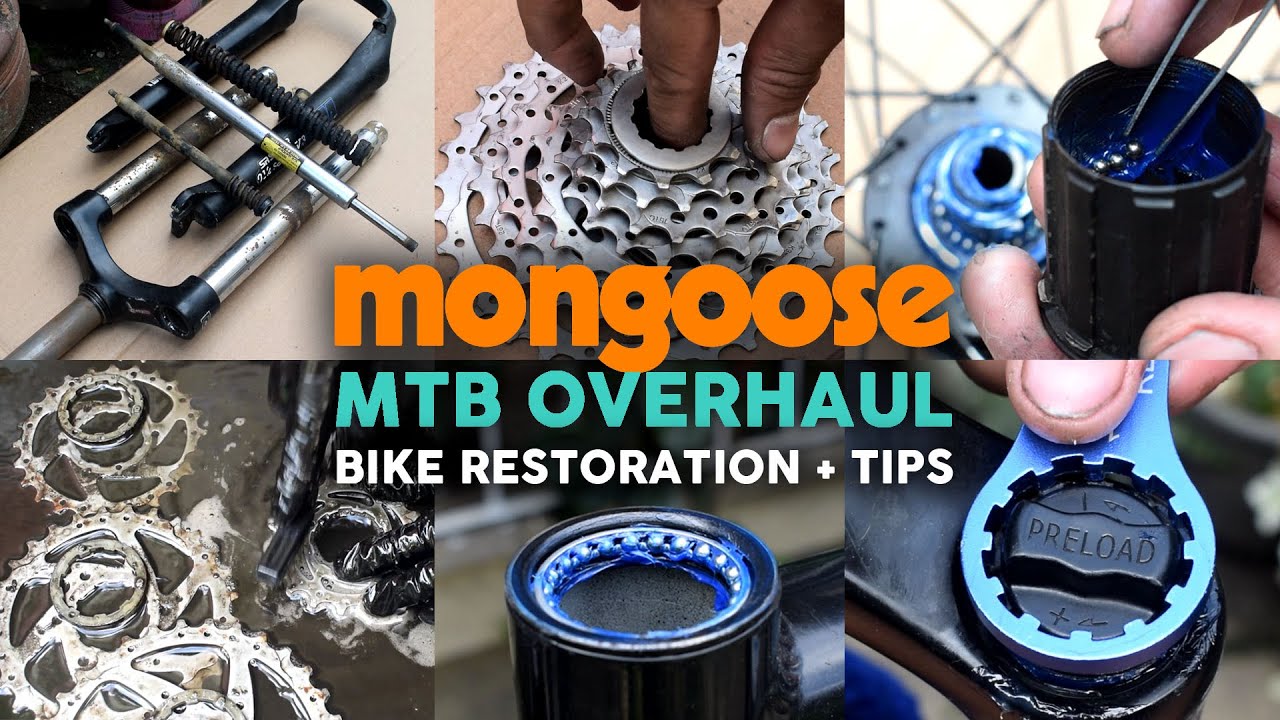 Restoration - 90% MTB Overhaul with Bike Restoration Tips (NO REPAINT)