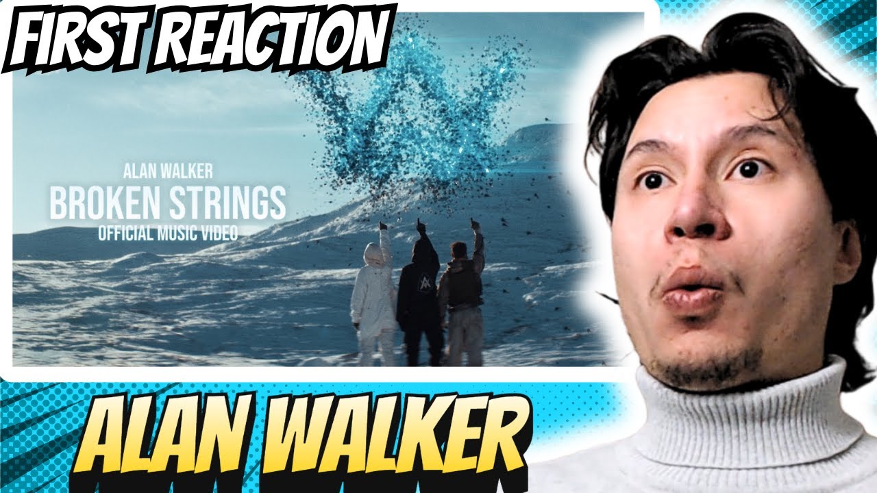 World of Walker BEGINS! | Alan Walker - Broken Strings (Official Music Video) | REACTION