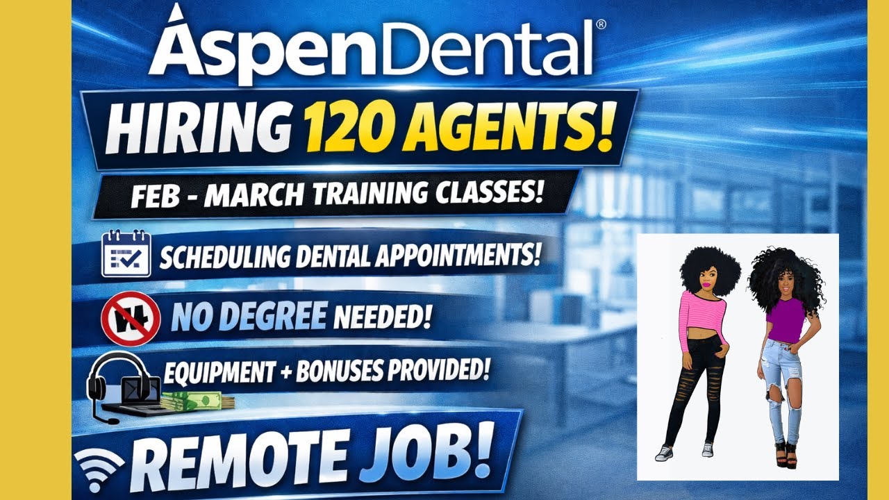 Work From Home Scheduling Dental Appointments | Aspen Dental (Equipment Provided, No Degree)