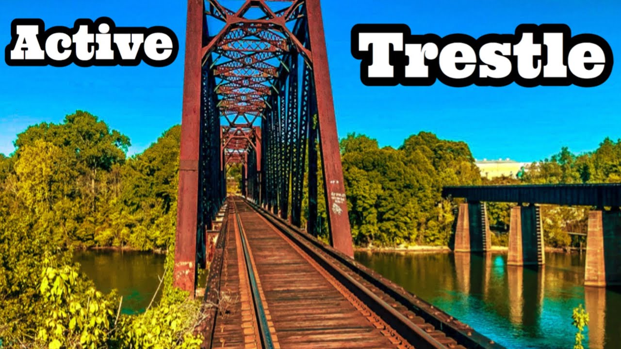 Crossing This Active Train Trestle