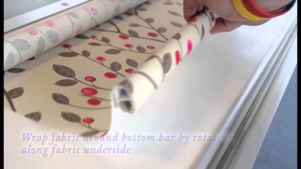 How to assemble the Senses® no-sew roller blind bottom bar | Eclipse Blinds