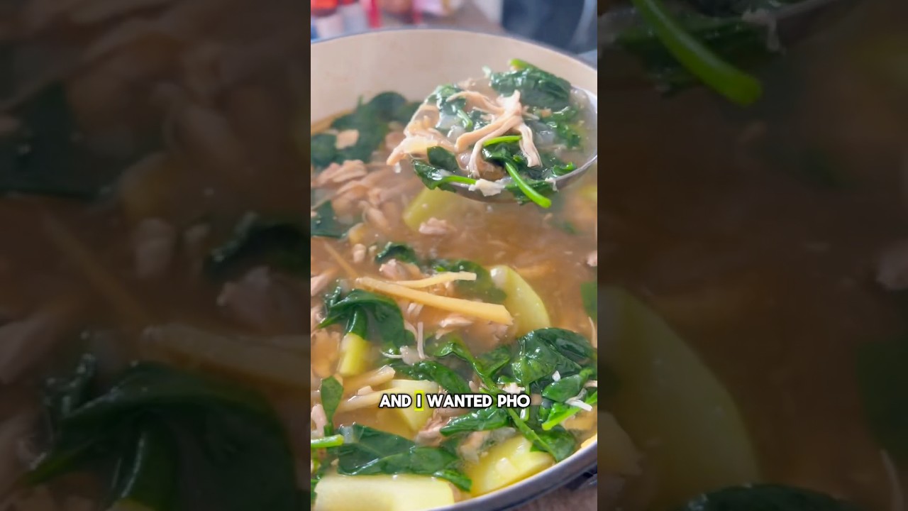 Курица Тинола Фо такая уютная #tinola #pho #photinola #филиппинский #вьетнамский #гурман #easyrecipe