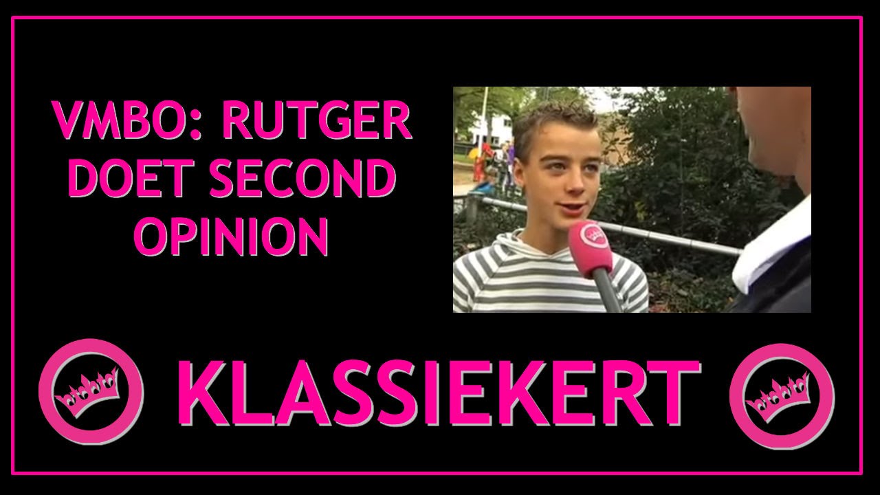 VMBO: Rutger doet second opinion