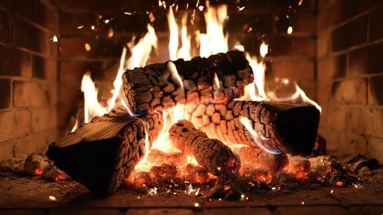 Streaming Cozy Fireplace Fire Sounds | ASMR for Sleep