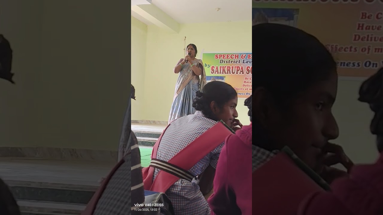 Mobile addiction @awareness speech 