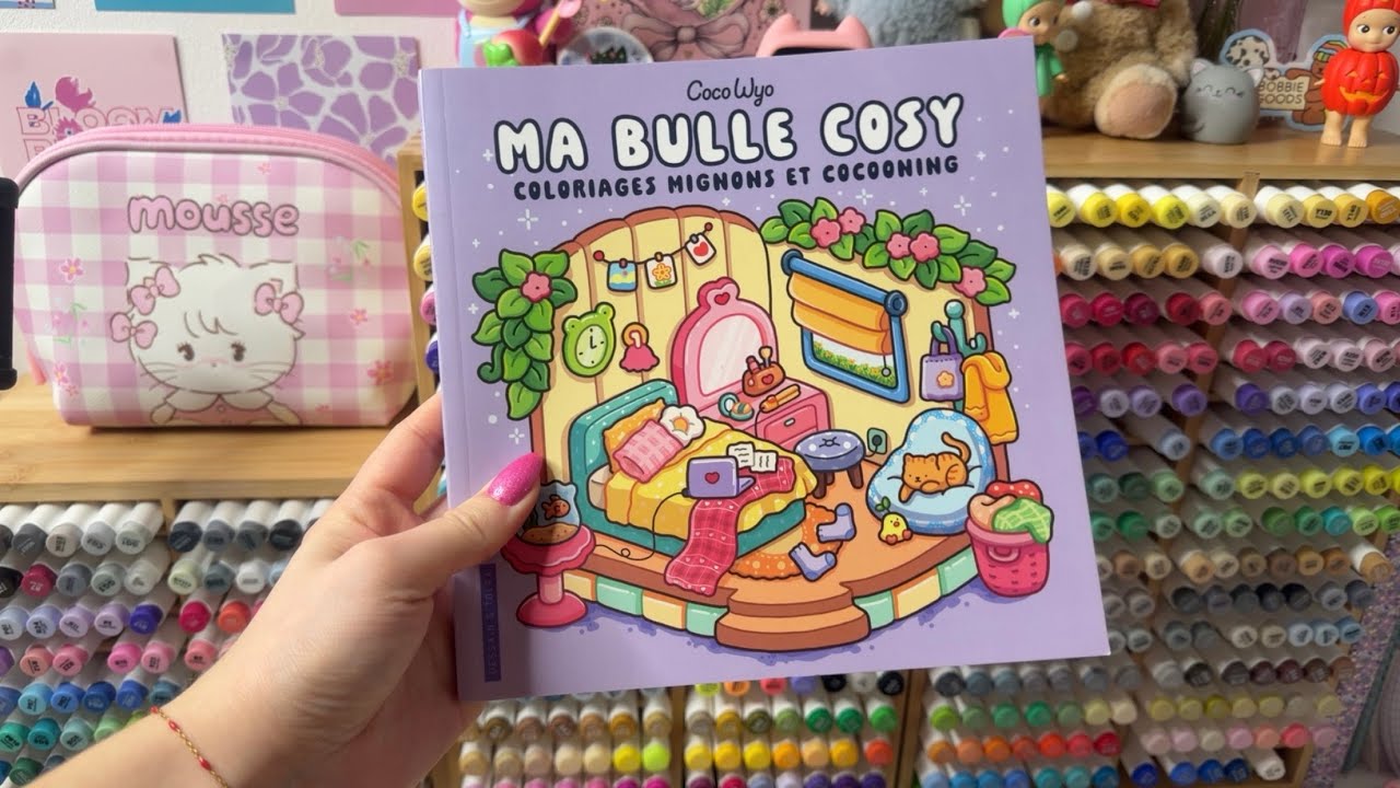 Color with me « Ma bulle Cosy » Coco Wyo et 20 faits sur moi 💓💁🏽‍♀️🎨
