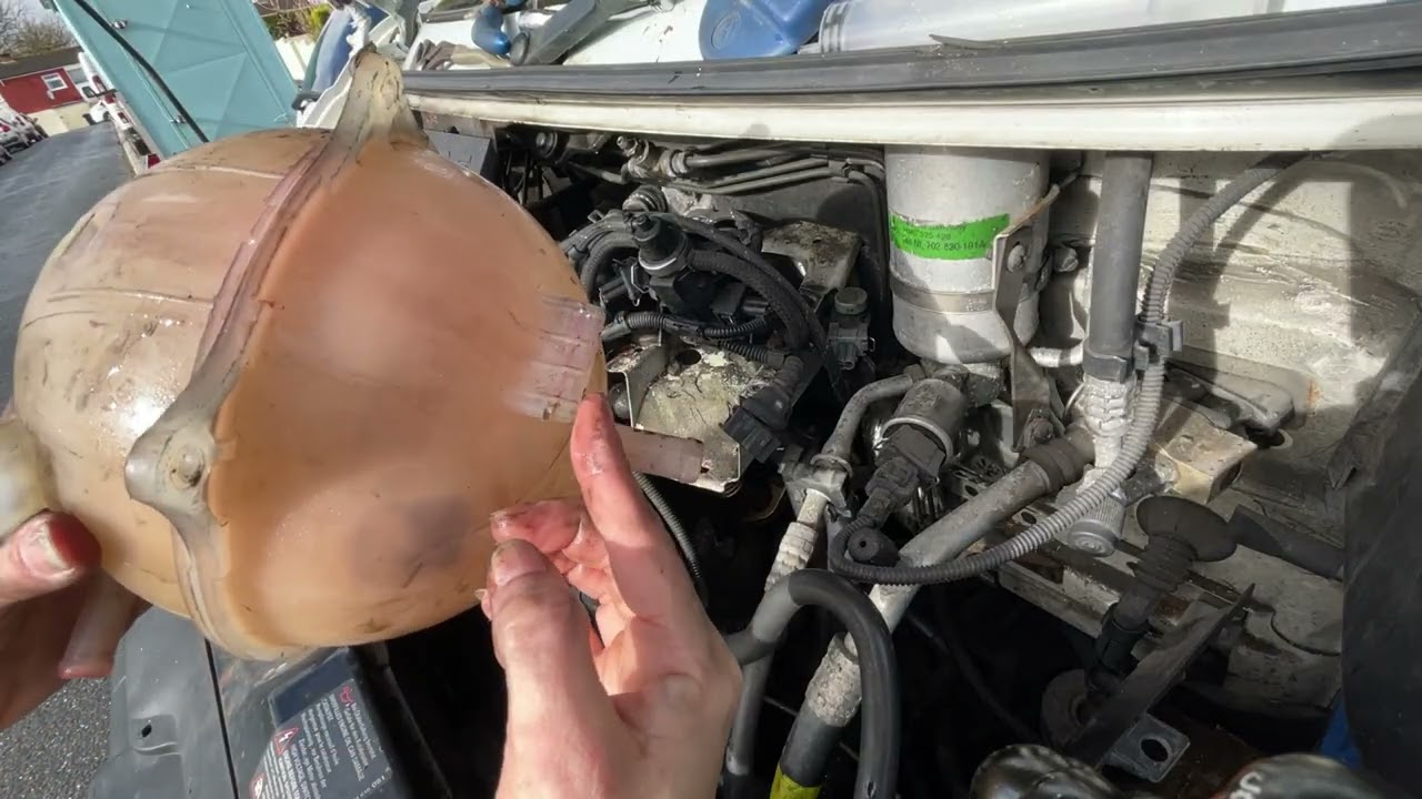 VW T4 Coolant tank replacement