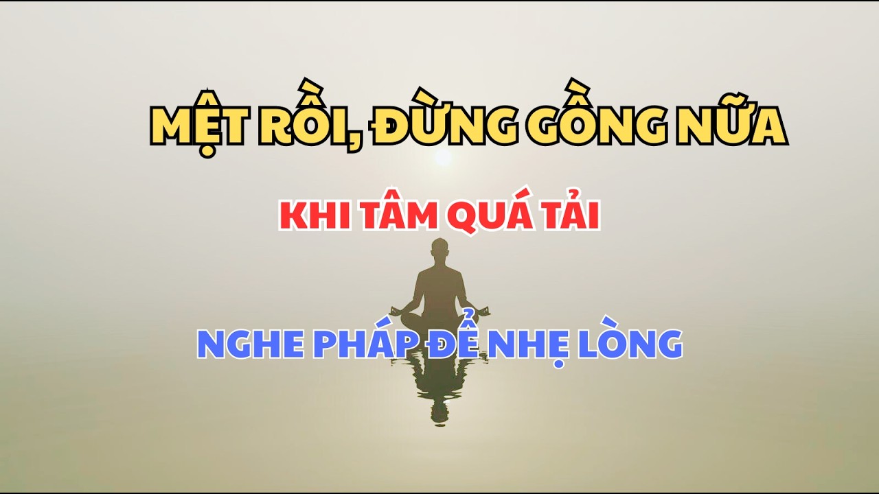 Buông gánh gồng, đời nhẹ tênh Bí mật của sự thư thái giữa bão giông