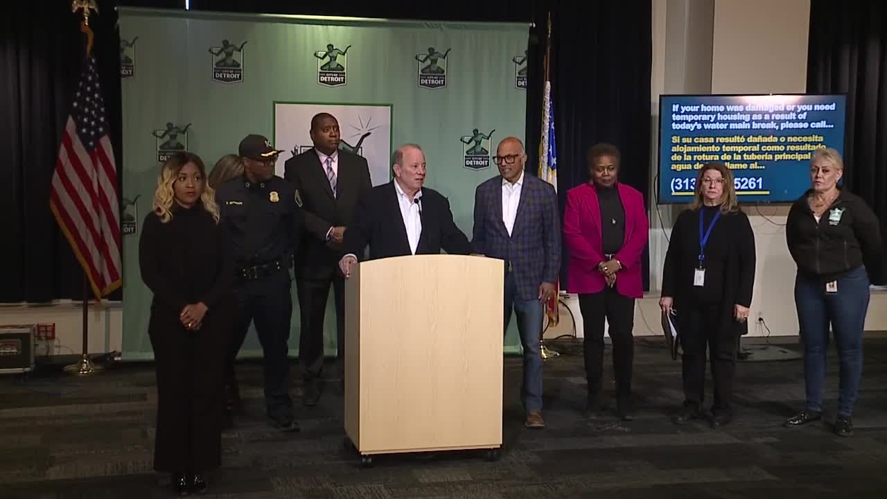 Officials provide afternoon update following massive water main break