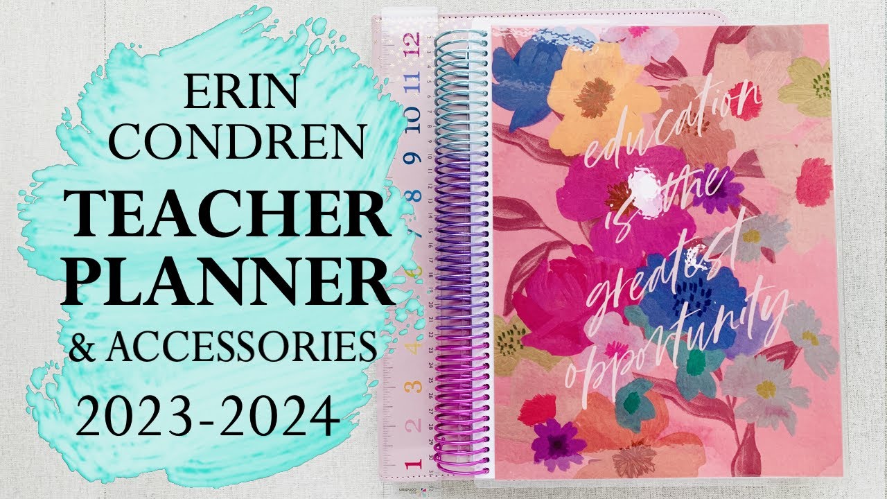 ERIN CONDREN TEACHER PLANNER  | 23'-24'