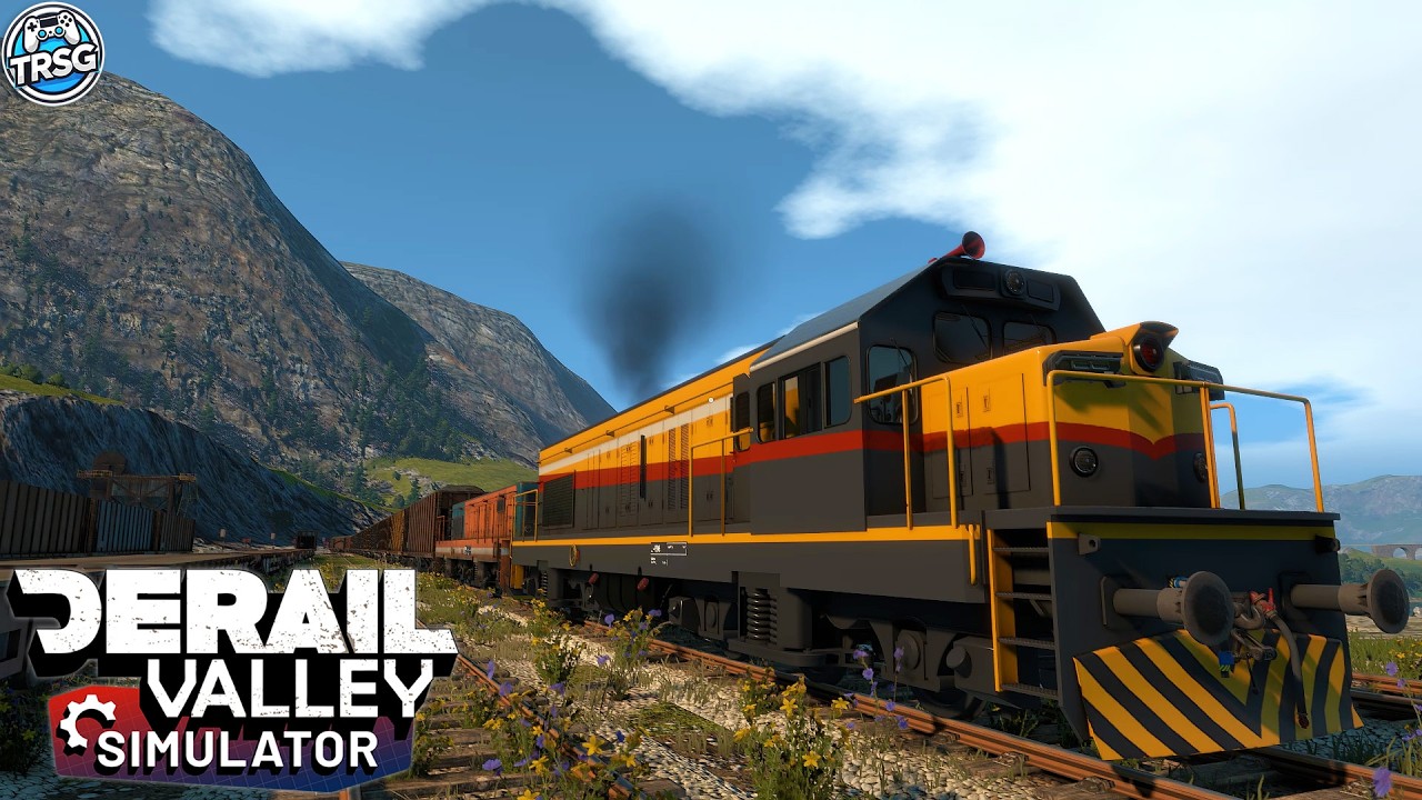 Derail Valley - Long and Heavy Train, 2200 Tons of Coal to Steel Mill and Coal Power Plant! #120