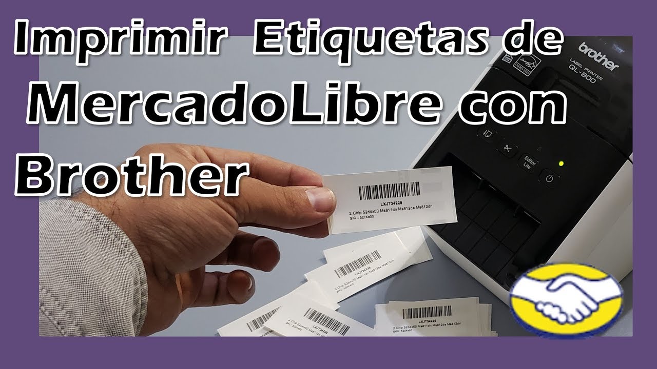 Imprimir Etiquetas de Mercado Libre con Brother QL-800, QL-700 y otras