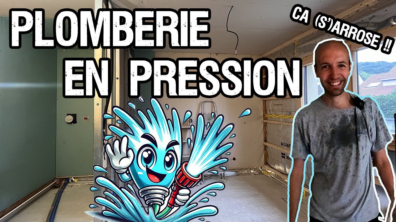 Sertissage de la plomberie pour envoyer la pression !!!
