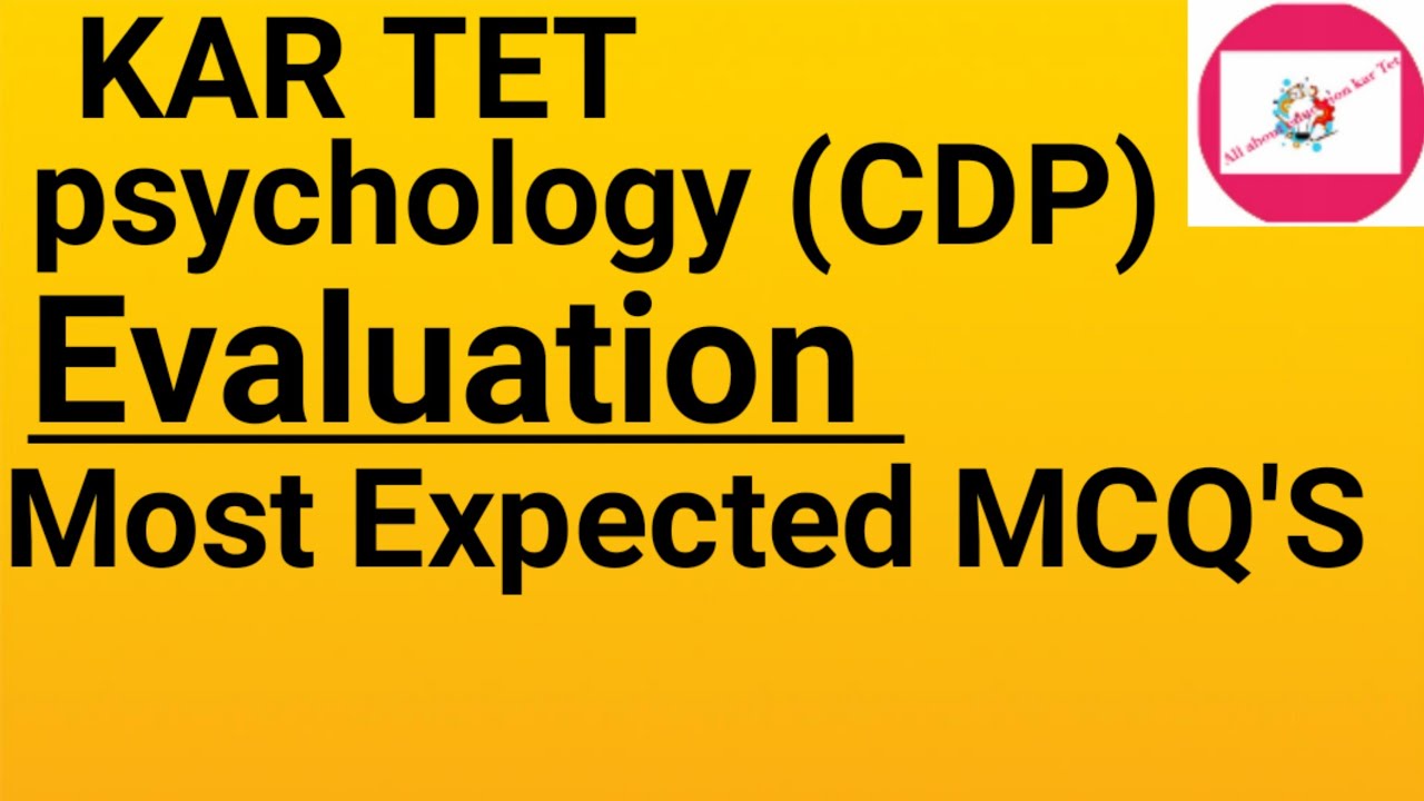 Kartet-psychology CDP|Most expected questions| important|previous years questions