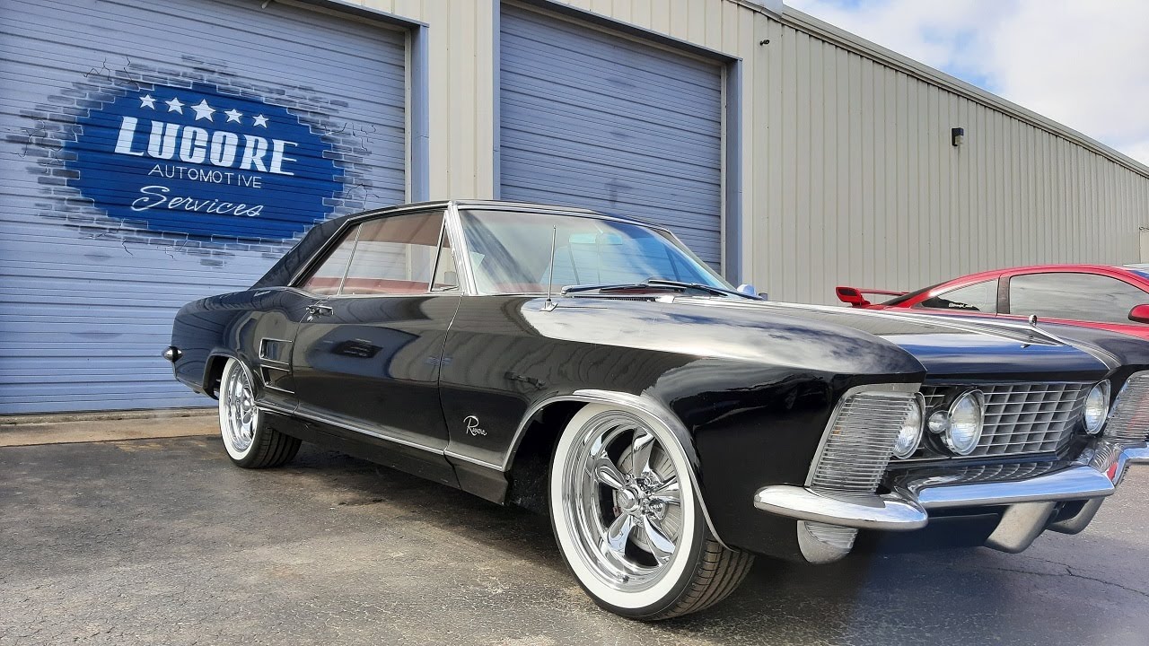 '64 Buick Riviera The Bankers Hotrod gets Hotrod wheels and Diamond Back Classics White Walls!