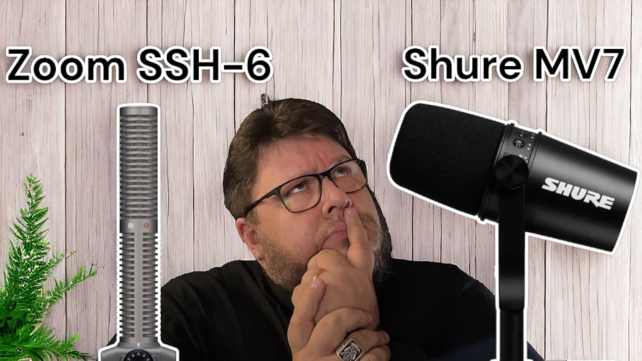 Два сценария записи звука. Пушка Zoom SSH-6 или микрофон Shure MV7? Сравните, пожалуйста!