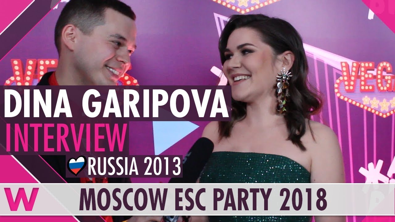 Dina Garipova (Russia 2013) Interview | Moscow Eurovision Party 2018
