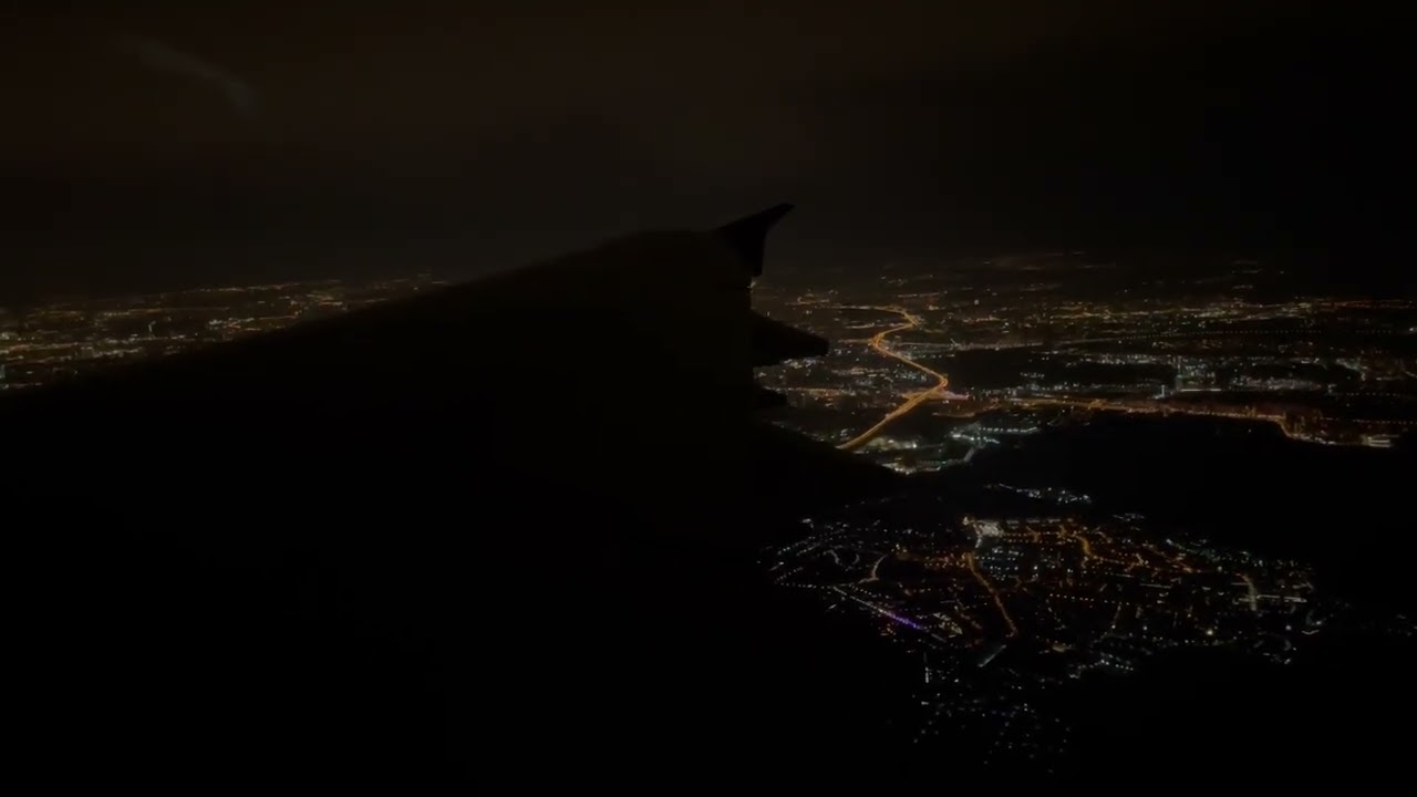 Airbus A321-211 RA-73706 Aeroflot Night take-off from Moscow