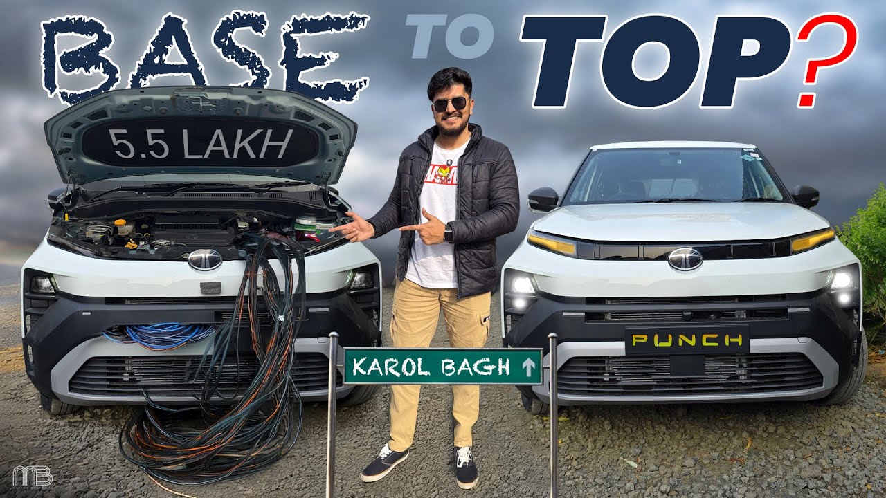 TATA PUNCH 2026 Modified at Karol Bagh, Delhi | Base to Top Model Accessories and Cost?