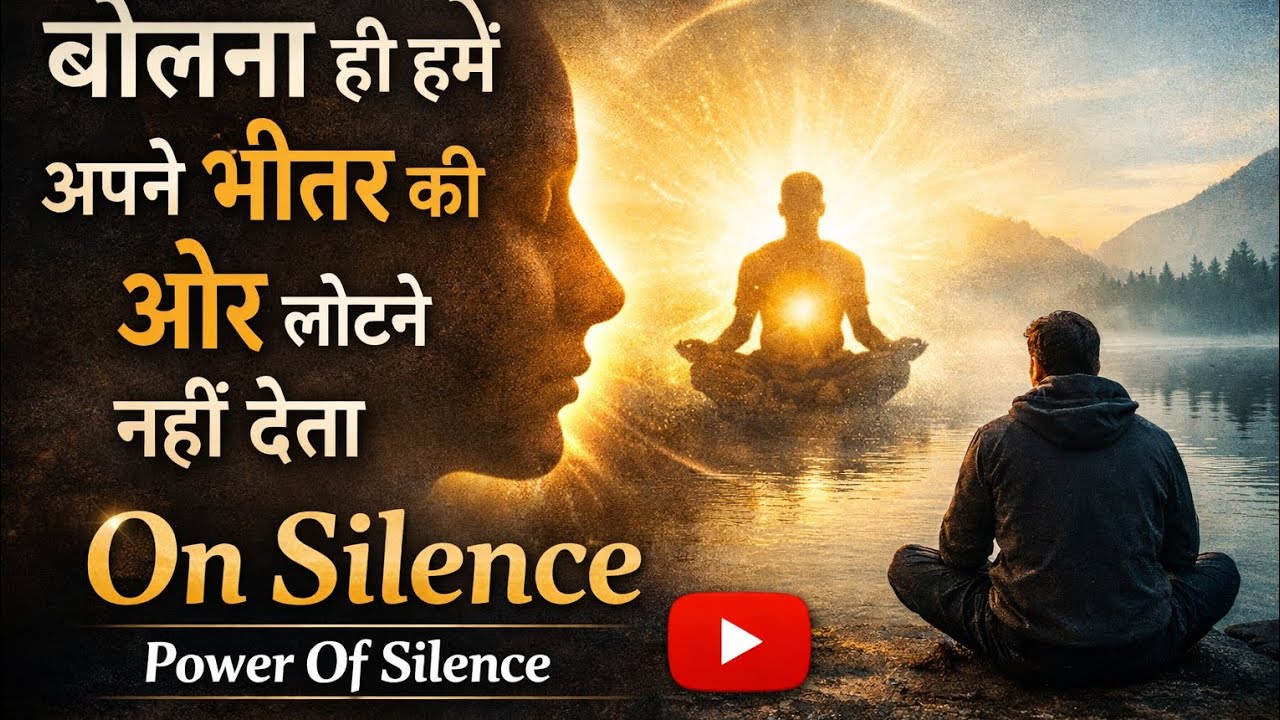 बोलना ही हमें अपने भीतर की ओर लौटने नहीं देता | Buddhist Story On Silence Power OfSilence