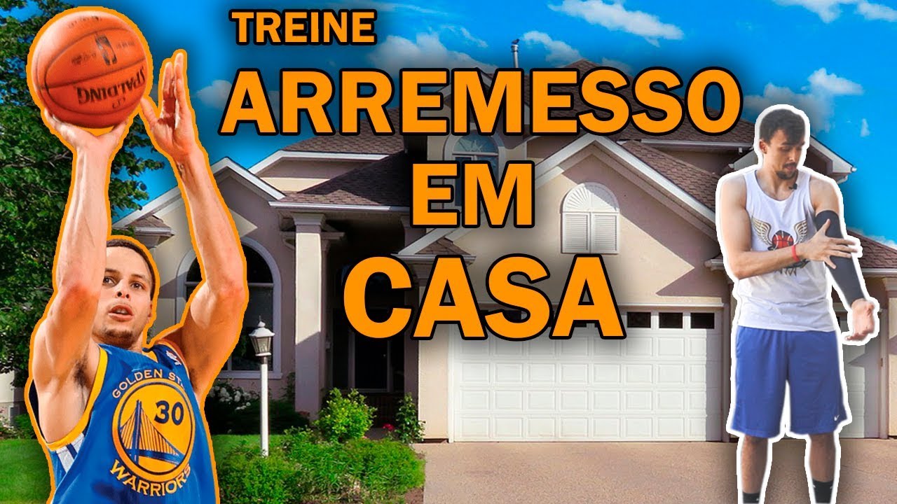 TREINO DE ARREMESSO EM CASA! APRENDA COMO TREINAR ARREMESSO SEM PRECISAR DE UMA CESTA