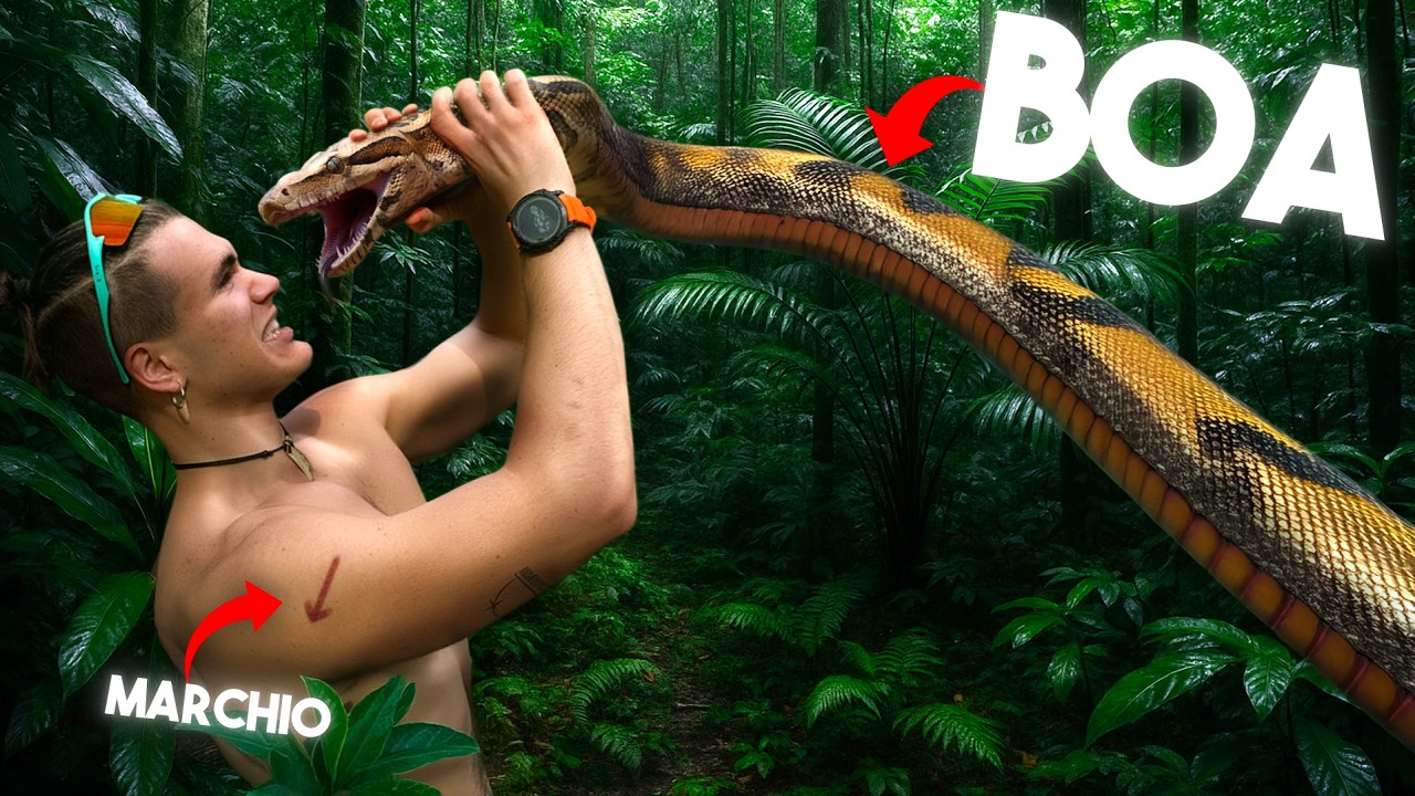 TROVO UN BOA IN AMAZZONIA - è finita...