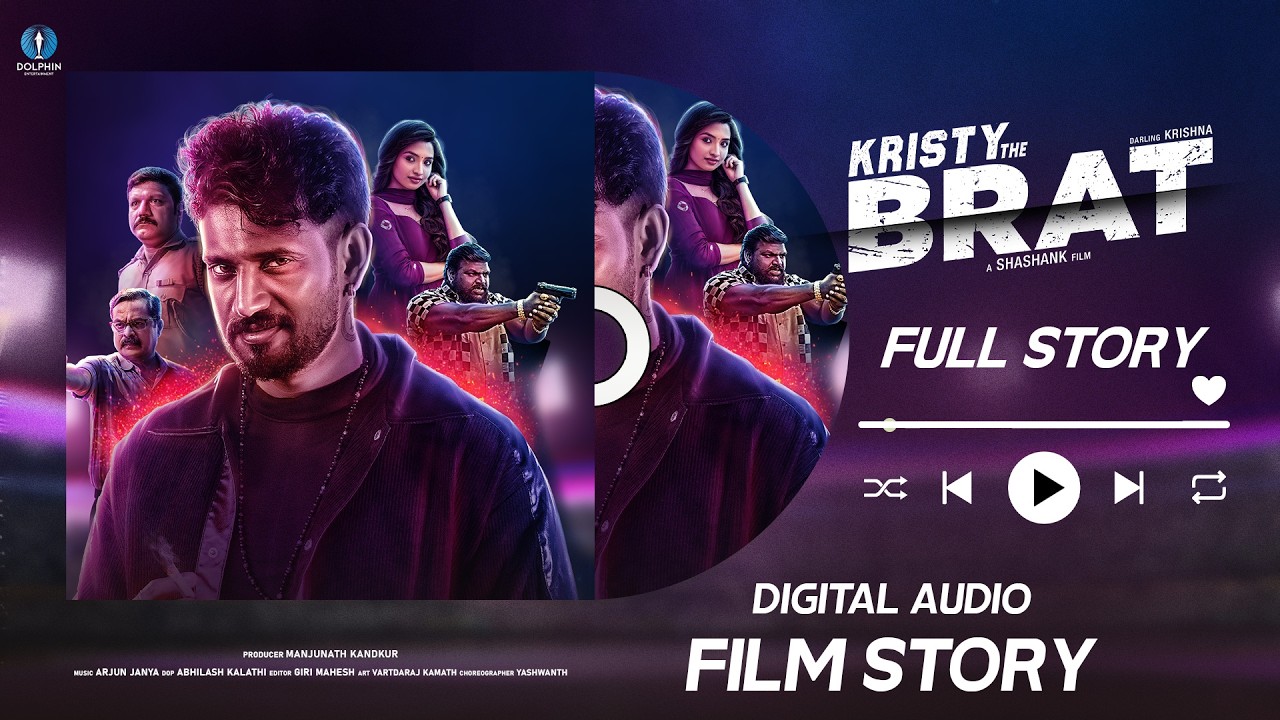 BRAT Hindii Digital Audio Film Story  | Darling Krishna | Anaira | Arjun Janya | Shashank