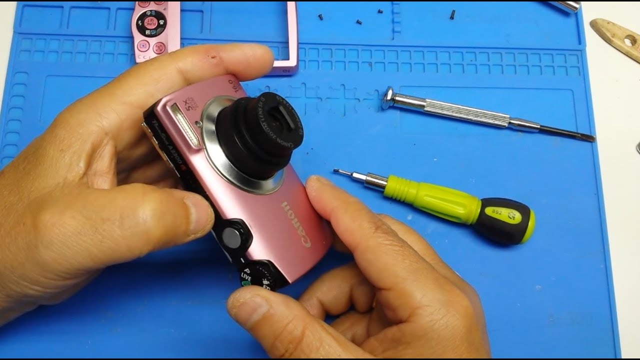 Canon PowerShot A3300 - Muerta y recuperada para otros usos