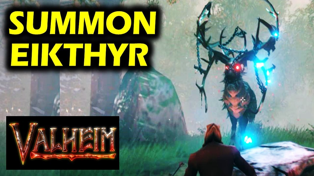 Valheim: How To Summon First Forsaken Boss (Eikthyr) & Boss Fight | Make Correct offering at Altar