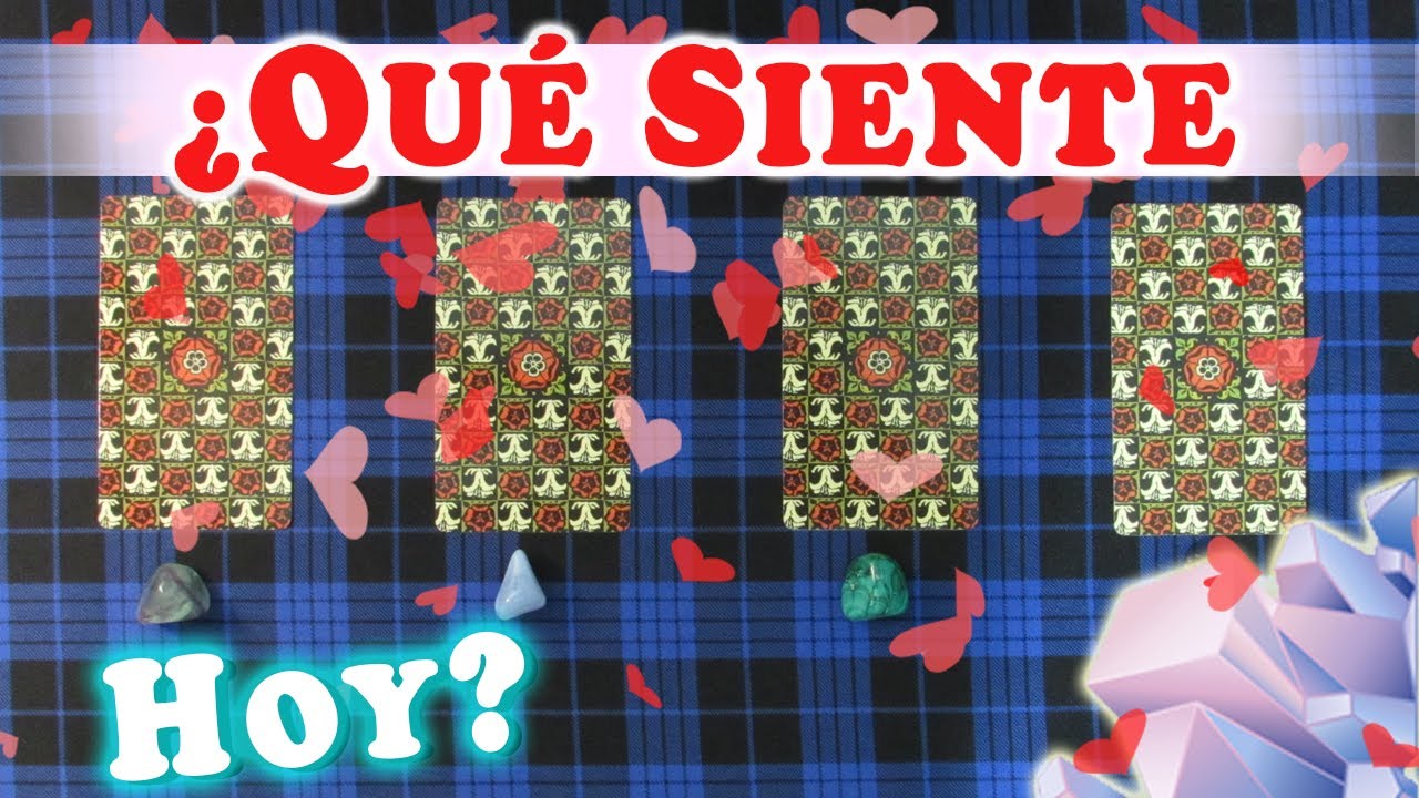 QU&Eacute; SIENTE POR MI, A D&Iacute;A DE HOY? - Tarot Interactivo