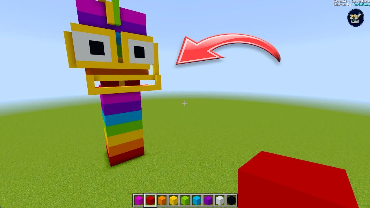 I Found New MOD SEVEN from Numberblocks SPRUNKI OC in The MINECRAFT