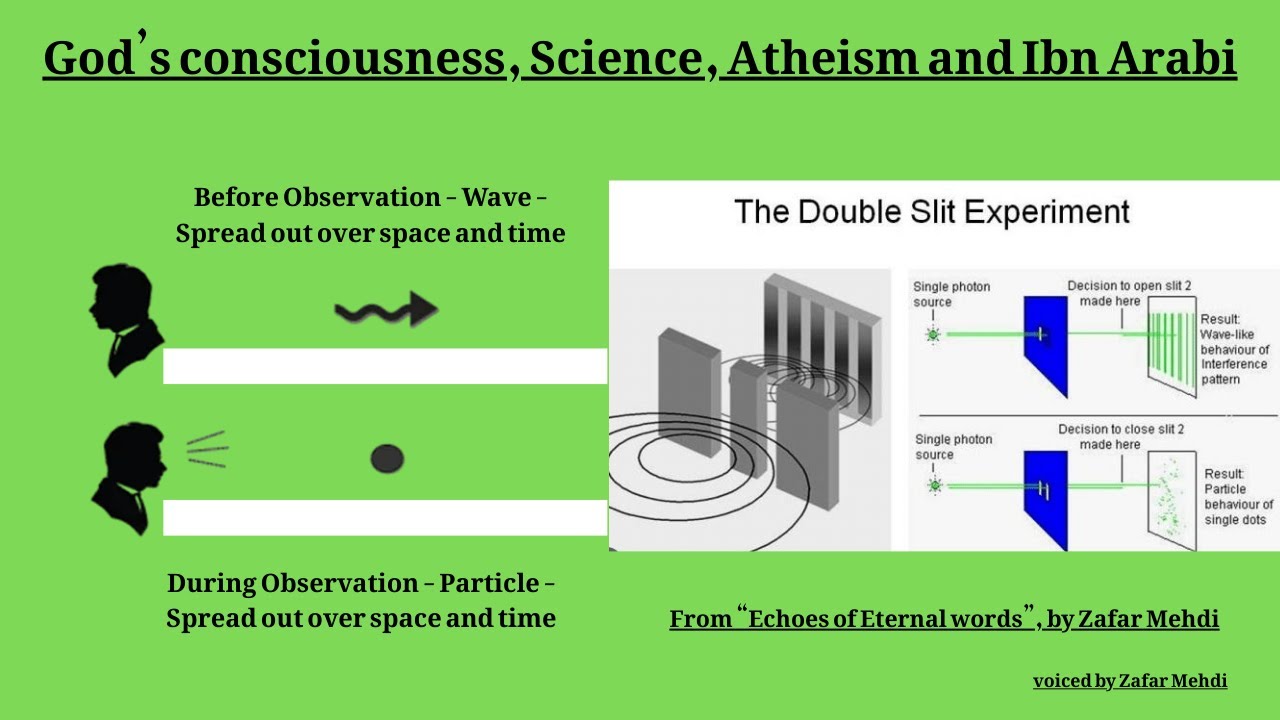 God's conciousness, Science, Atheism and Ibn Arabi
