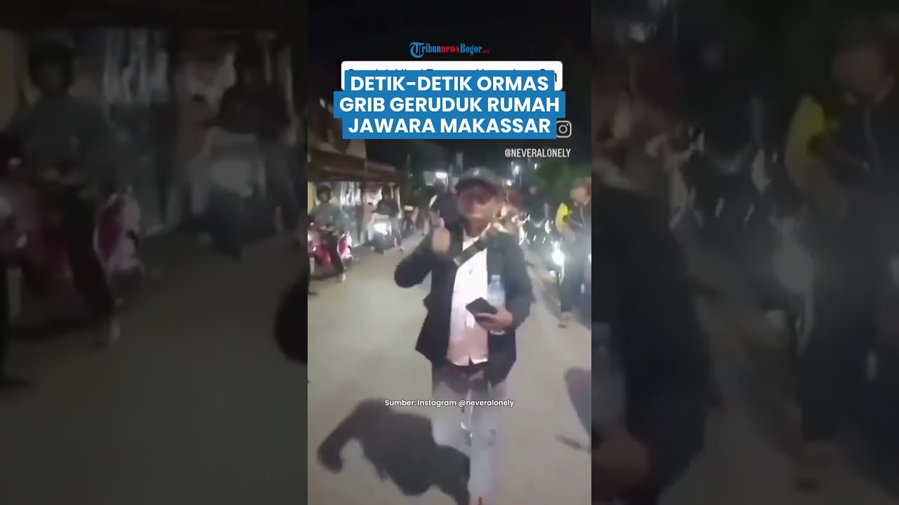 DETIK-DETIK Ormas Grib Geruduk Rumah Jawara Makassar yang Tantang Hercules, Om Bethel Menghilang