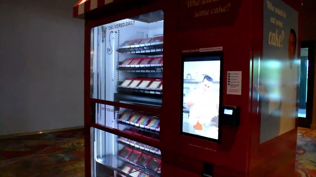 Satisfy Your Sweet Tooth: Indulging in the Cake ATM at Carlos Bake Shop Express, Las Vegas
