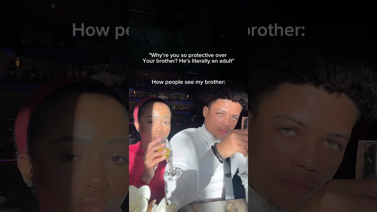 Am I the only one that's protective over my younger sibling?🥹 #siblinggoals #siblingbond #siblings