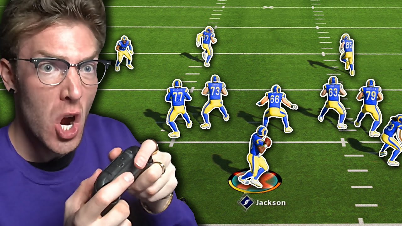Winning a Madden game with literally no defense...